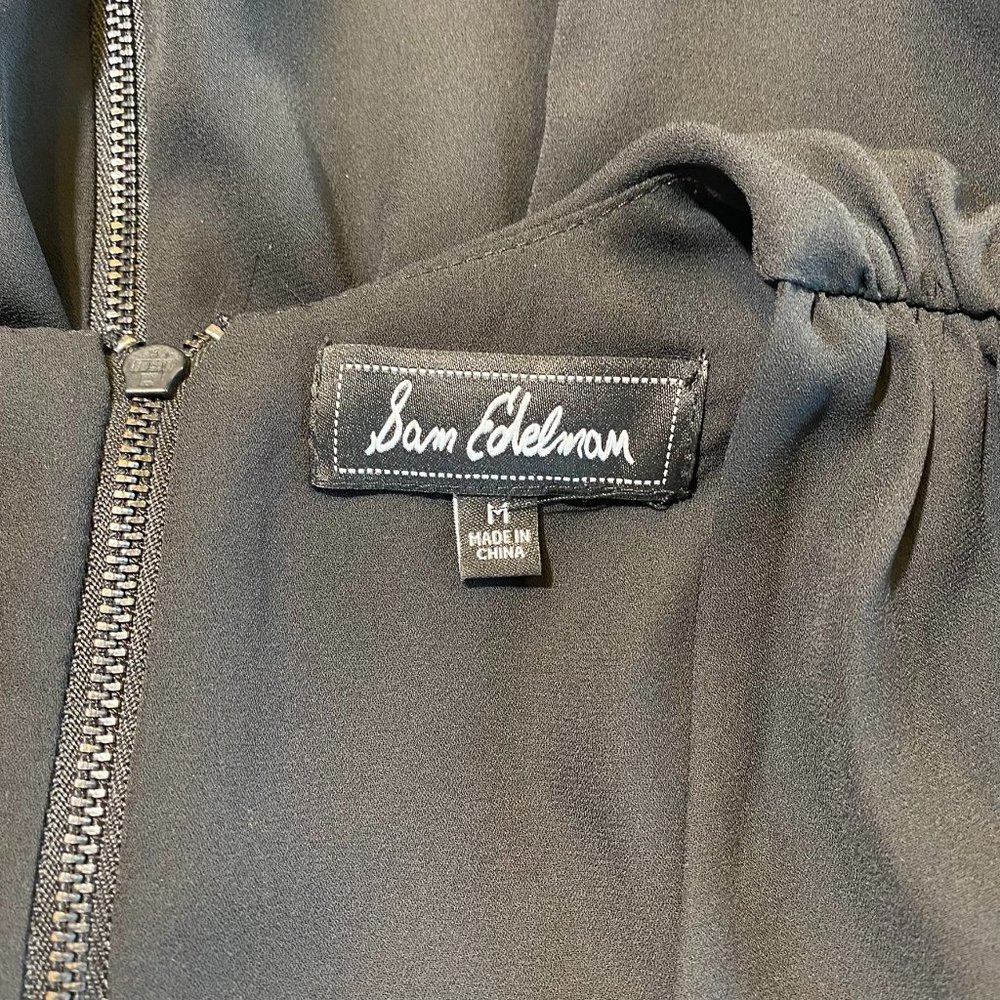 Sam Edelman Asymmetrical Chiffon Split Back Top B… - image 6